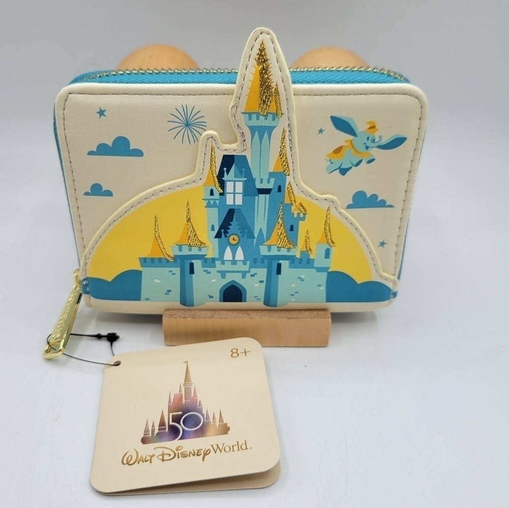Loungefly Disney World 50th Anniversary Castle Wallet - Picture 3 of 7